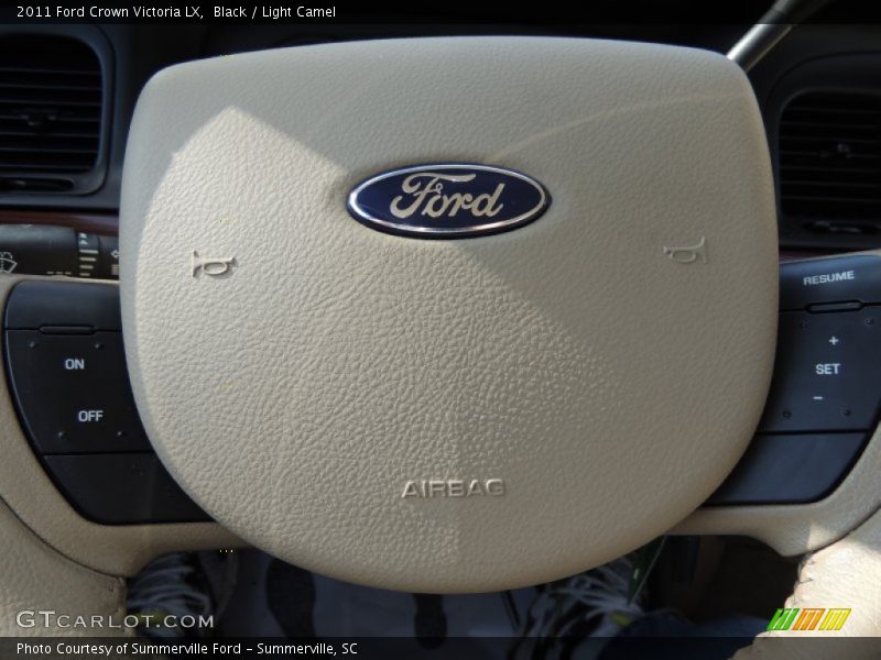 Black / Light Camel 2011 Ford Crown Victoria LX