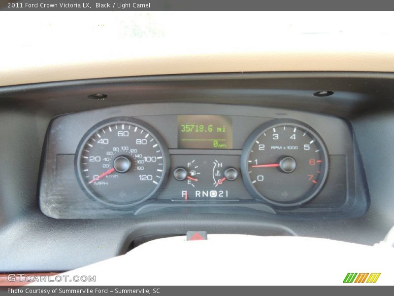 Black / Light Camel 2011 Ford Crown Victoria LX