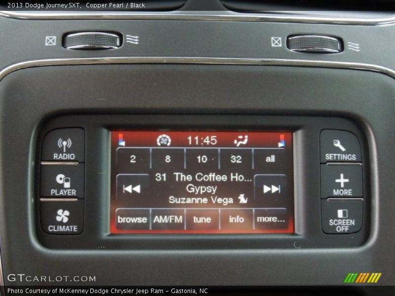 Copper Pearl / Black 2013 Dodge Journey SXT