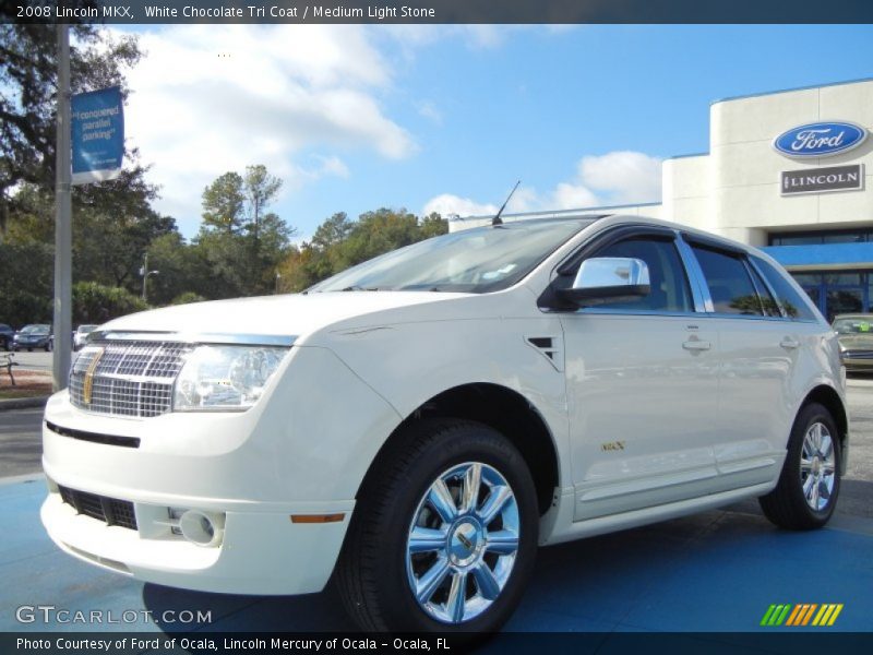 White Chocolate Tri Coat / Medium Light Stone 2008 Lincoln MKX