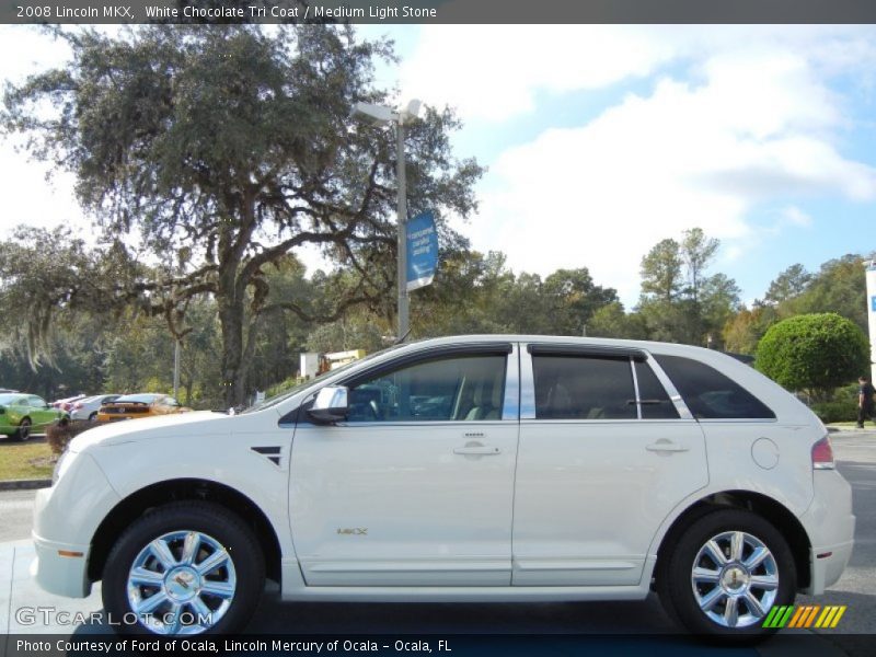 White Chocolate Tri Coat / Medium Light Stone 2008 Lincoln MKX