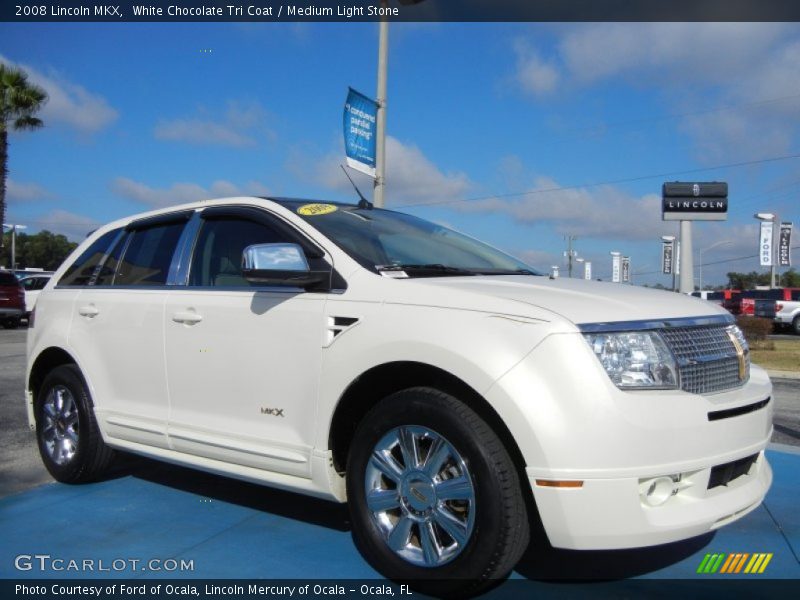 White Chocolate Tri Coat / Medium Light Stone 2008 Lincoln MKX