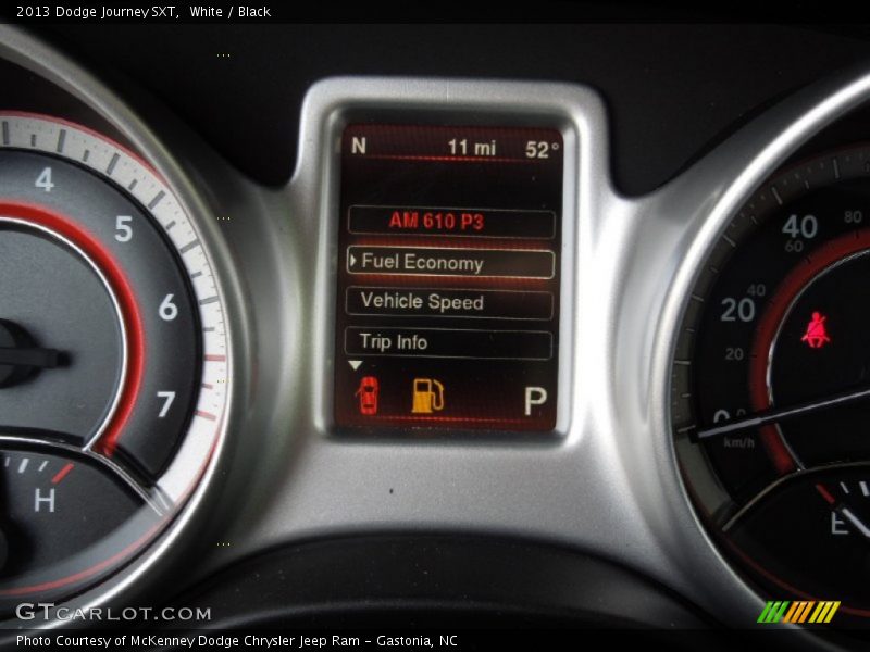 White / Black 2013 Dodge Journey SXT
