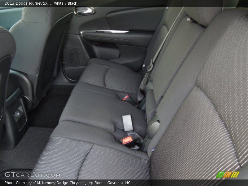 White / Black 2013 Dodge Journey SXT