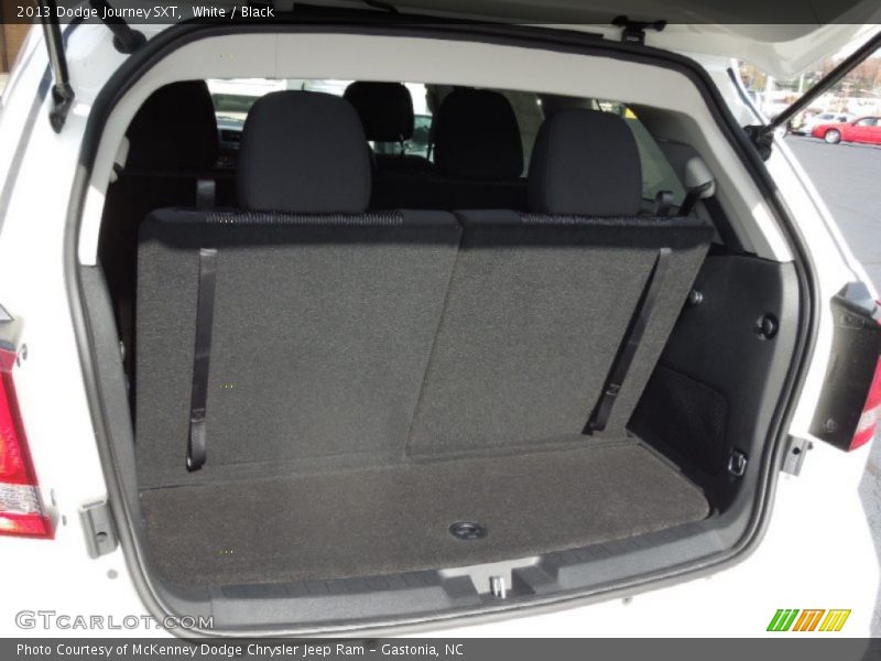 White / Black 2013 Dodge Journey SXT