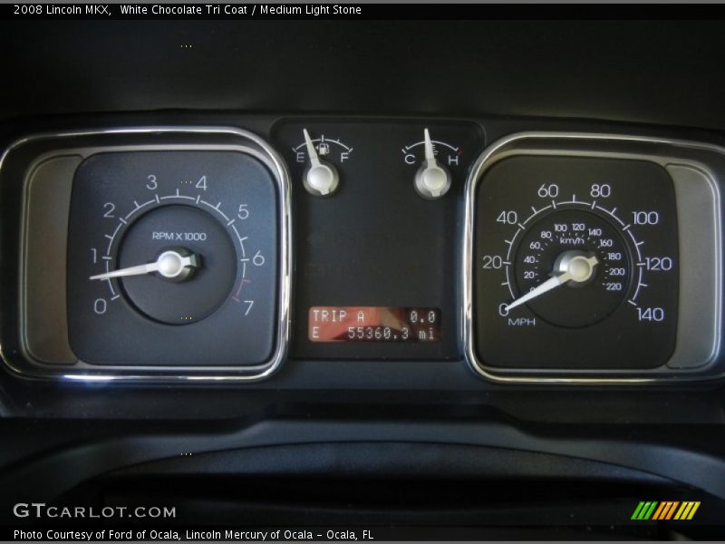 White Chocolate Tri Coat / Medium Light Stone 2008 Lincoln MKX