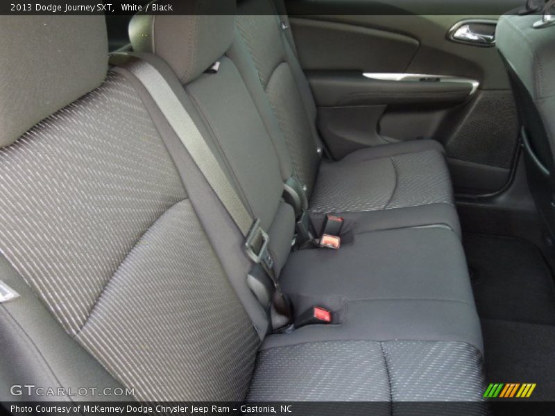 White / Black 2013 Dodge Journey SXT