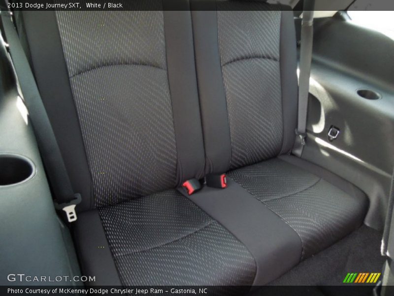 White / Black 2013 Dodge Journey SXT