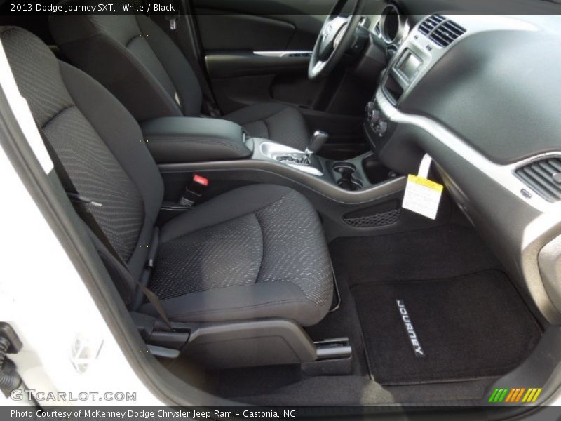 White / Black 2013 Dodge Journey SXT