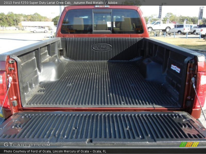 Autumn Red Metallic / Adobe 2013 Ford F250 Super Duty Lariat Crew Cab