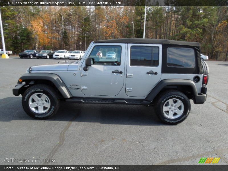  2013 Wrangler Unlimited Sport S 4x4 Billet Silver Metallic