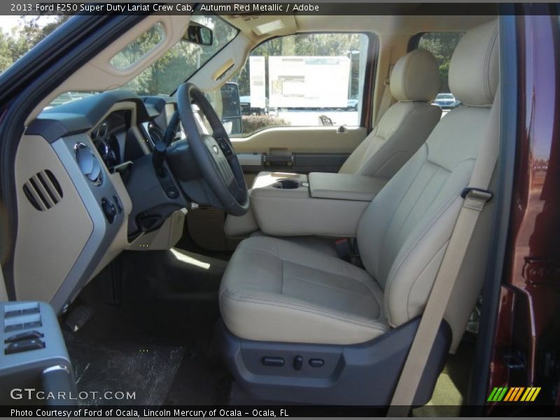  2013 F250 Super Duty Lariat Crew Cab Adobe Interior