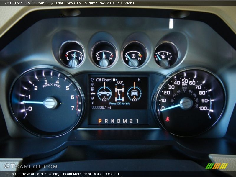  2013 F250 Super Duty Lariat Crew Cab Lariat Crew Cab Gauges