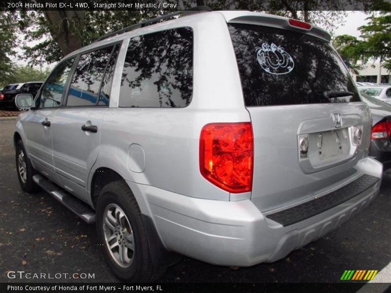 Starlight Silver Metallic / Gray 2004 Honda Pilot EX-L 4WD