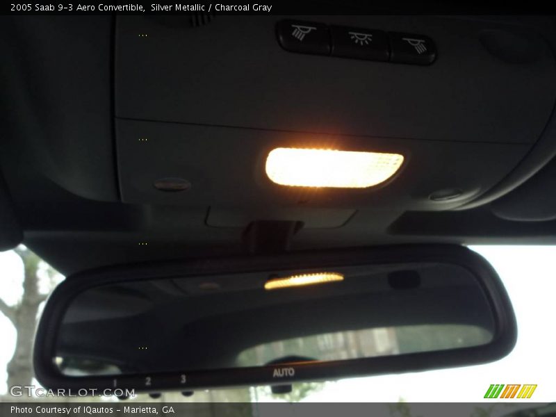 Silver Metallic / Charcoal Gray 2005 Saab 9-3 Aero Convertible