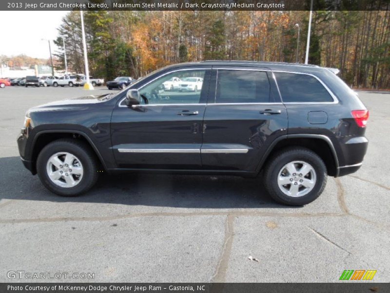 Maximum Steel Metallic / Dark Graystone/Medium Graystone 2013 Jeep Grand Cherokee Laredo