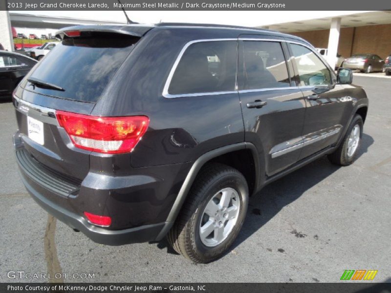 Maximum Steel Metallic / Dark Graystone/Medium Graystone 2013 Jeep Grand Cherokee Laredo