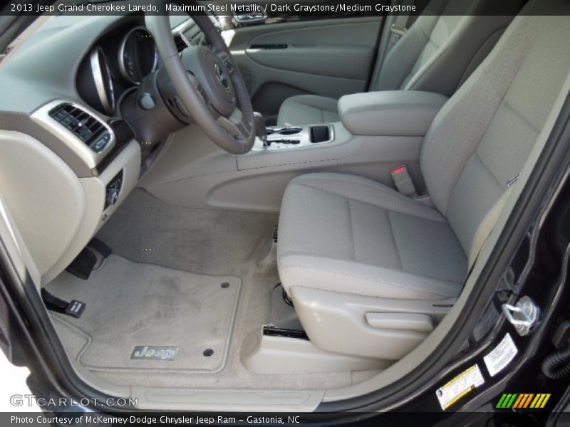 Maximum Steel Metallic / Dark Graystone/Medium Graystone 2013 Jeep Grand Cherokee Laredo