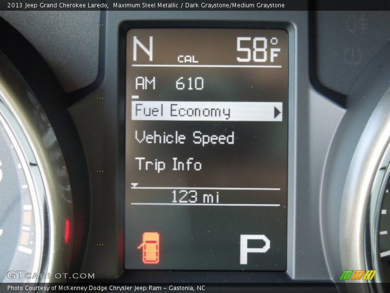 Maximum Steel Metallic / Dark Graystone/Medium Graystone 2013 Jeep Grand Cherokee Laredo