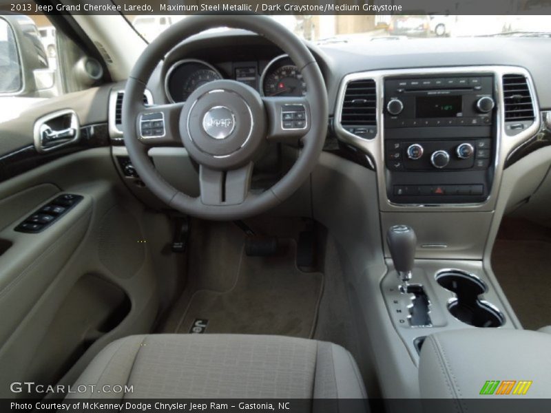 Maximum Steel Metallic / Dark Graystone/Medium Graystone 2013 Jeep Grand Cherokee Laredo