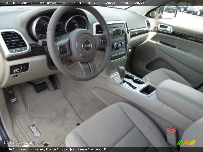 Maximum Steel Metallic / Dark Graystone/Medium Graystone 2013 Jeep Grand Cherokee Laredo