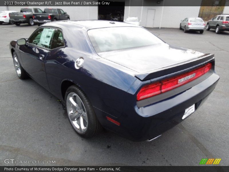 Jazz Blue Pearl / Dark Slate Gray 2013 Dodge Challenger R/T