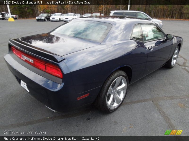 Jazz Blue Pearl / Dark Slate Gray 2013 Dodge Challenger R/T