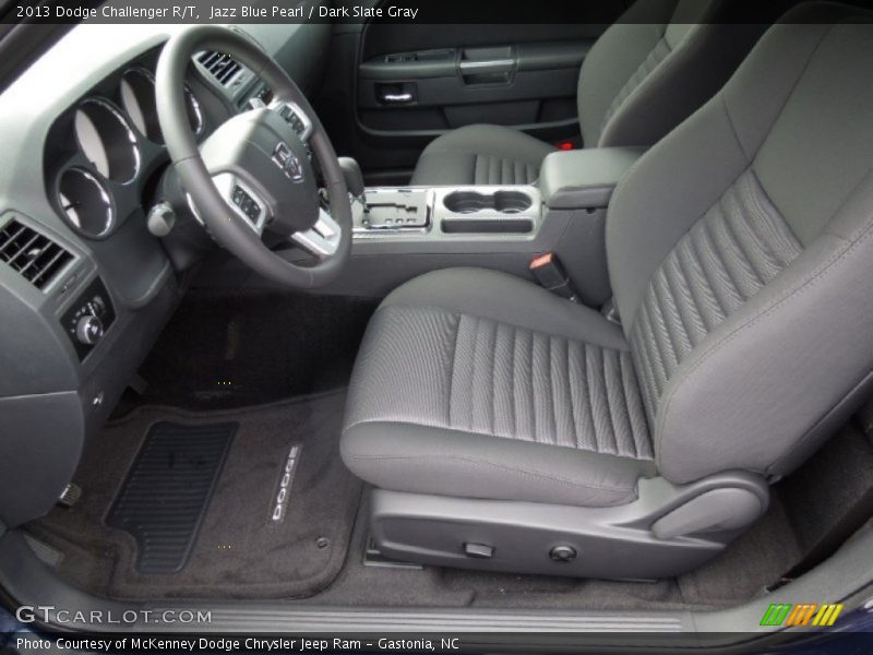 Jazz Blue Pearl / Dark Slate Gray 2013 Dodge Challenger R/T