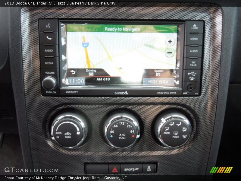 Jazz Blue Pearl / Dark Slate Gray 2013 Dodge Challenger R/T