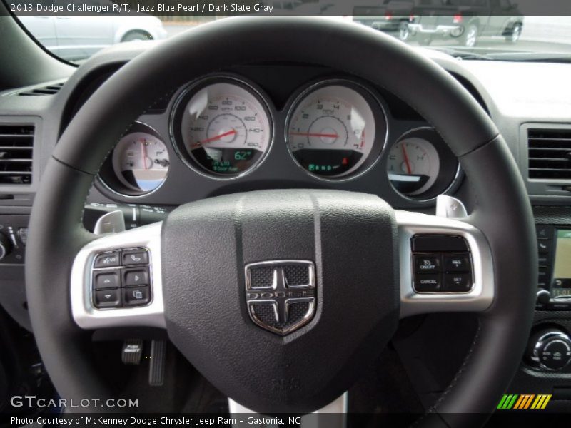 Jazz Blue Pearl / Dark Slate Gray 2013 Dodge Challenger R/T