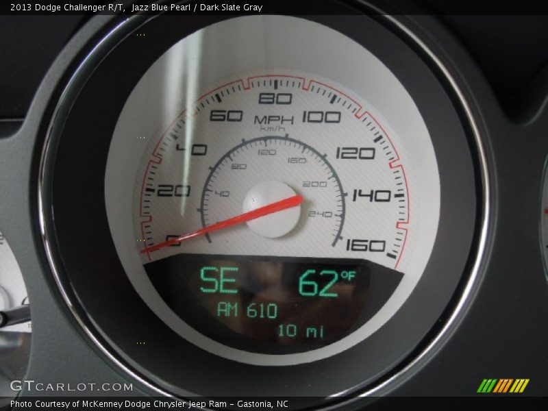 Jazz Blue Pearl / Dark Slate Gray 2013 Dodge Challenger R/T