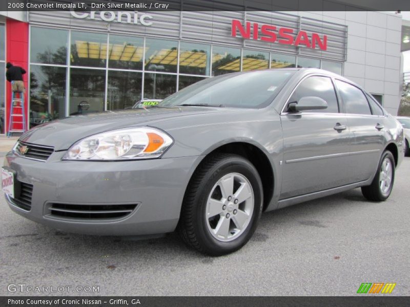 Dark Silver Metallic / Gray 2008 Chevrolet Impala LT