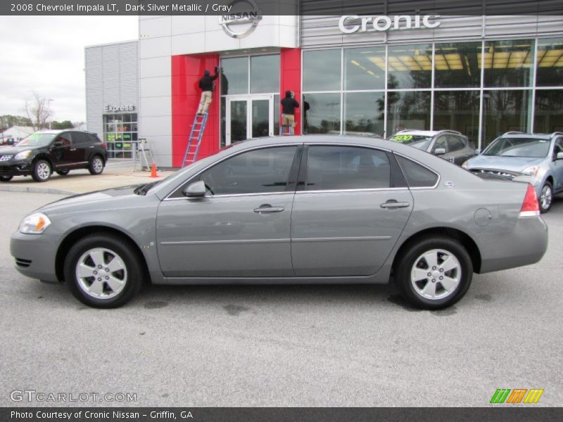 Dark Silver Metallic / Gray 2008 Chevrolet Impala LT