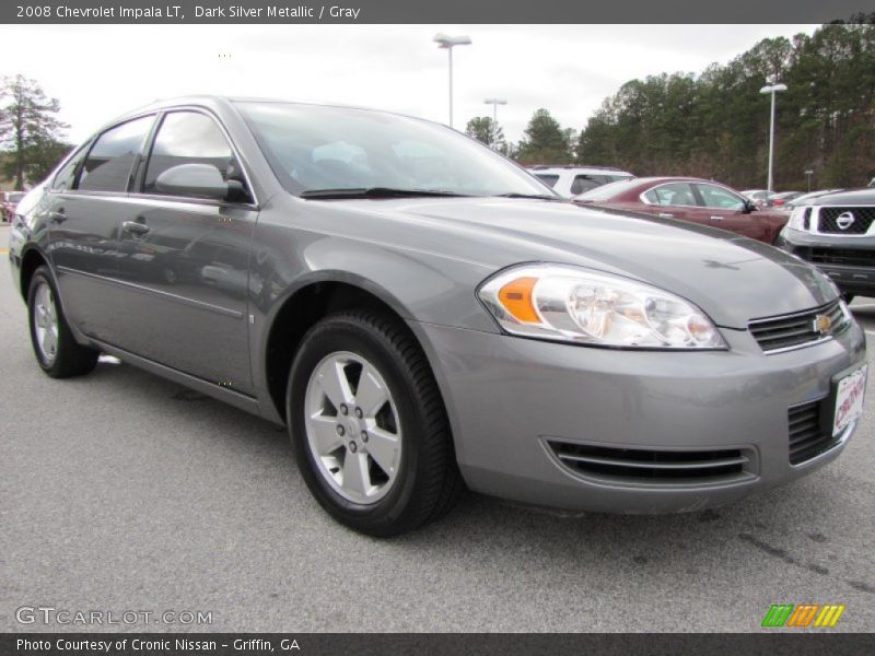 Dark Silver Metallic / Gray 2008 Chevrolet Impala LT