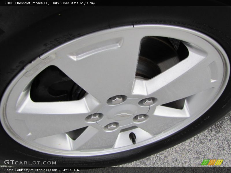 Dark Silver Metallic / Gray 2008 Chevrolet Impala LT