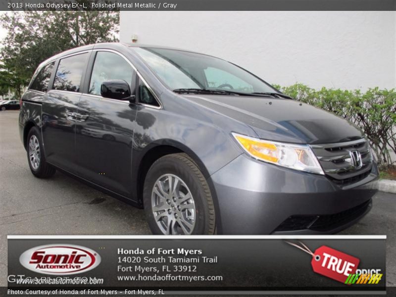 Polished Metal Metallic / Gray 2013 Honda Odyssey EX-L