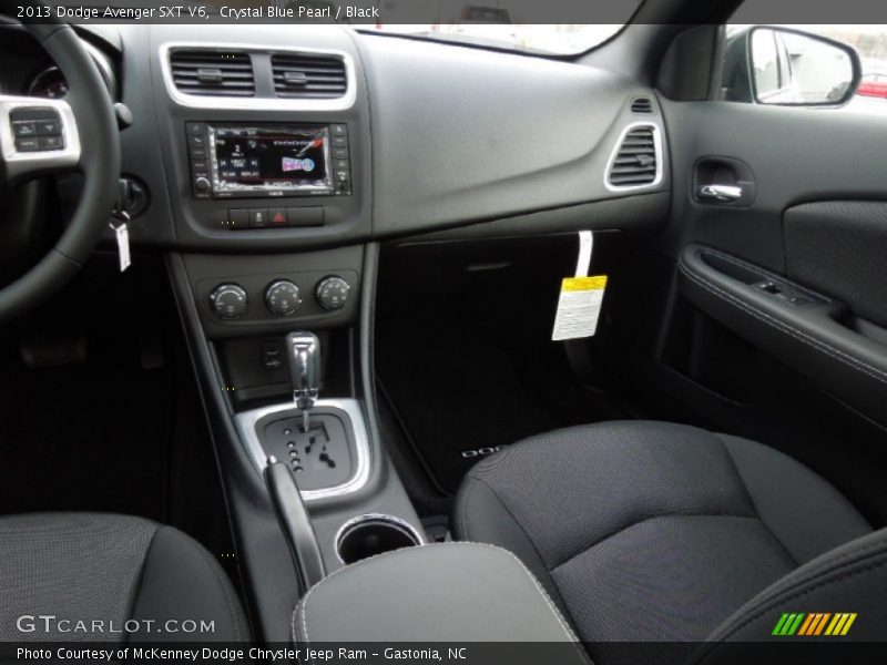 Crystal Blue Pearl / Black 2013 Dodge Avenger SXT V6