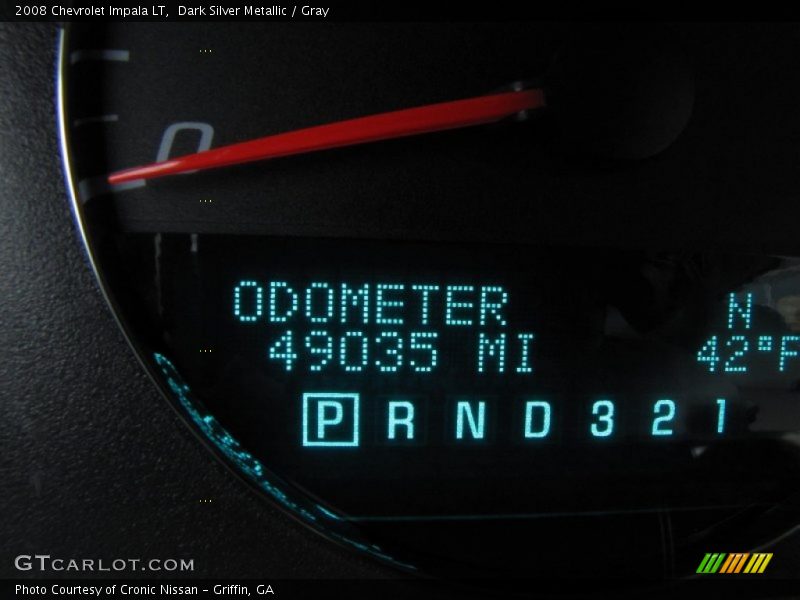 Dark Silver Metallic / Gray 2008 Chevrolet Impala LT