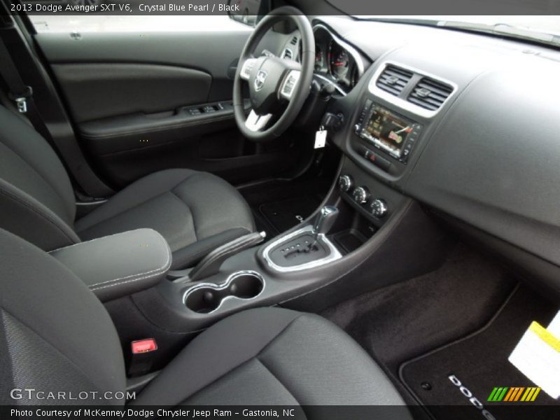 Crystal Blue Pearl / Black 2013 Dodge Avenger SXT V6