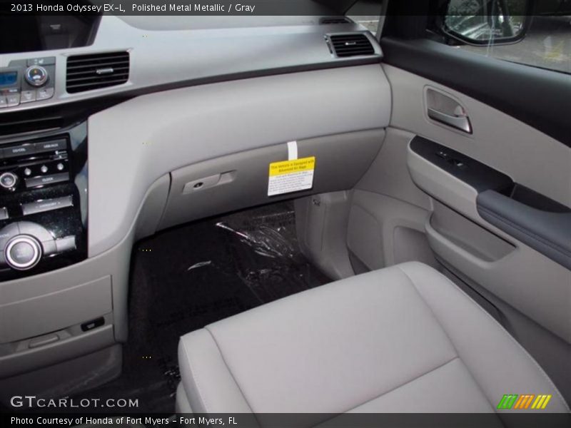 Polished Metal Metallic / Gray 2013 Honda Odyssey EX-L