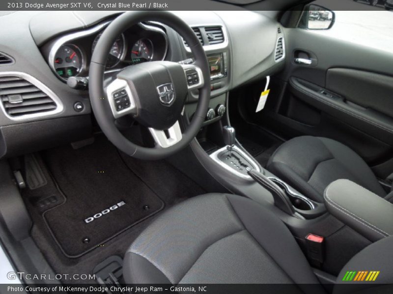 Black Interior - 2013 Avenger SXT V6 