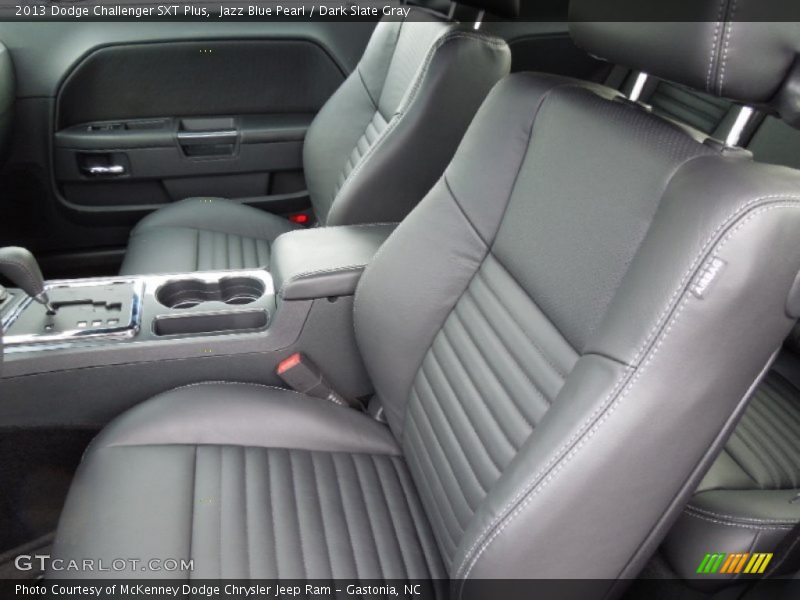 Jazz Blue Pearl / Dark Slate Gray 2013 Dodge Challenger SXT Plus