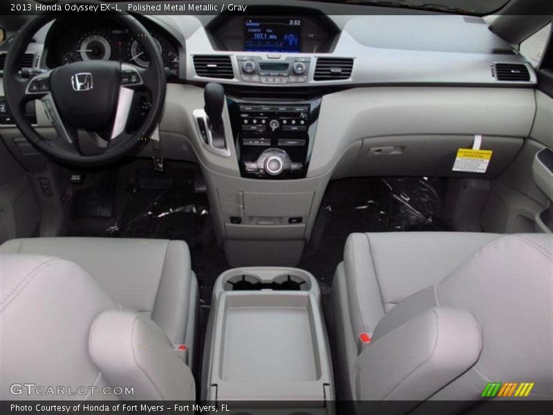 Polished Metal Metallic / Gray 2013 Honda Odyssey EX-L