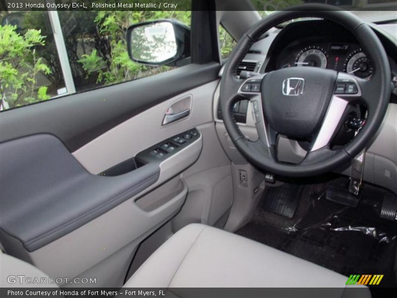 Polished Metal Metallic / Gray 2013 Honda Odyssey EX-L