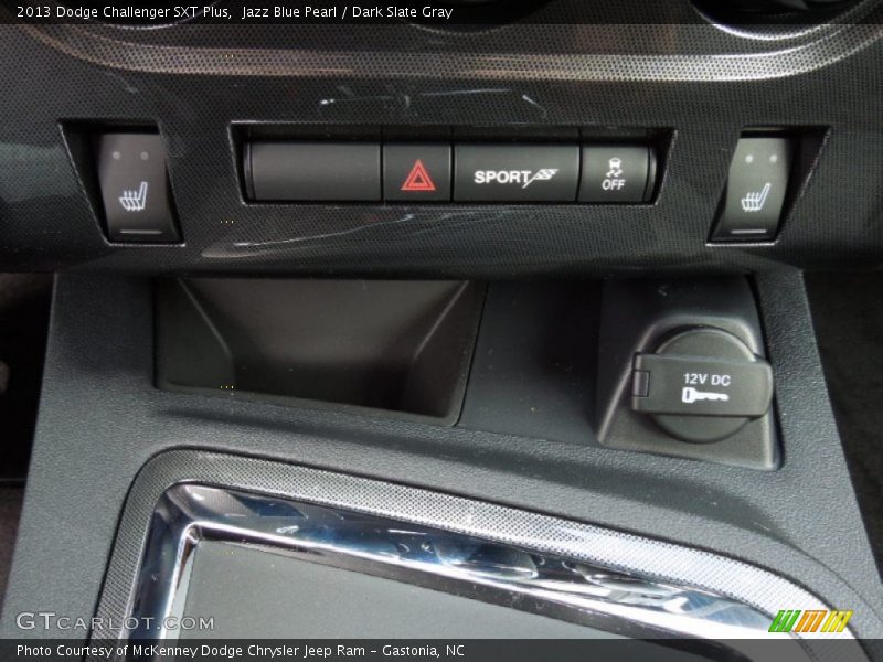 Jazz Blue Pearl / Dark Slate Gray 2013 Dodge Challenger SXT Plus