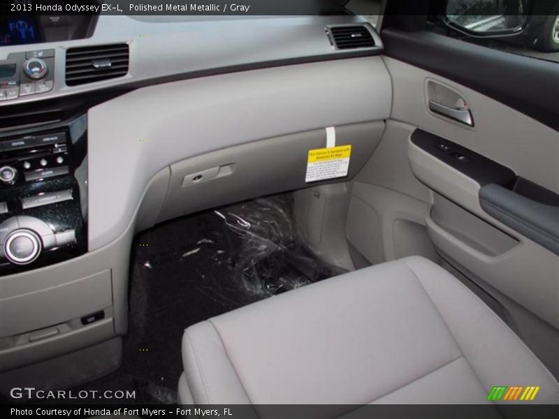Polished Metal Metallic / Gray 2013 Honda Odyssey EX-L