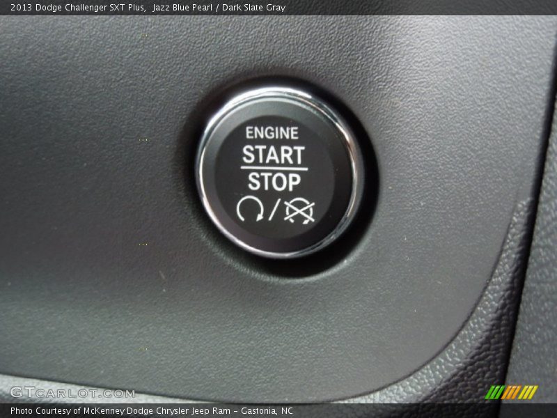 Jazz Blue Pearl / Dark Slate Gray 2013 Dodge Challenger SXT Plus