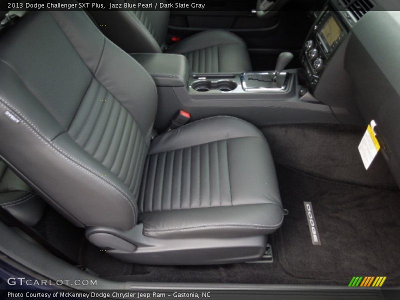 Jazz Blue Pearl / Dark Slate Gray 2013 Dodge Challenger SXT Plus