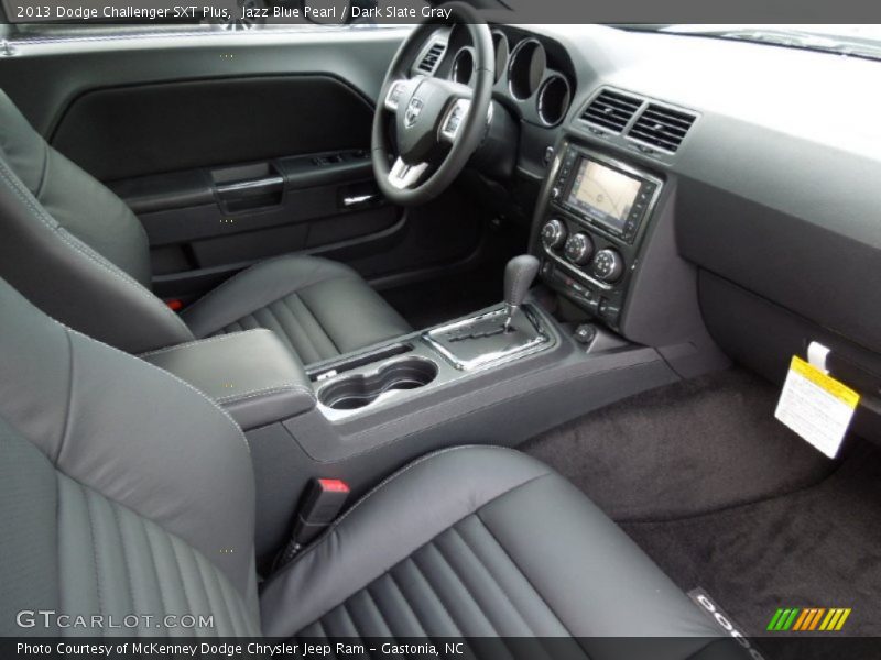 Jazz Blue Pearl / Dark Slate Gray 2013 Dodge Challenger SXT Plus