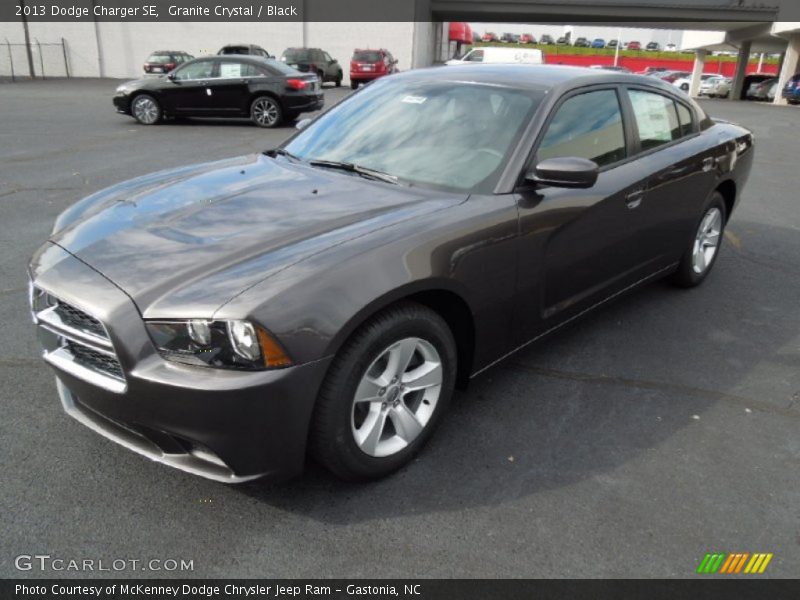 Granite Crystal / Black 2013 Dodge Charger SE